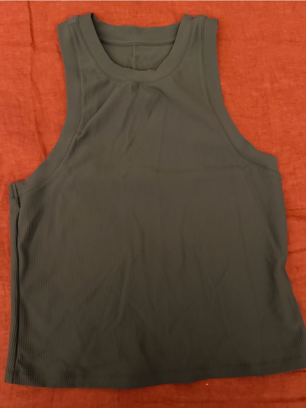 Peloton | Ribbed Tank Top in Sage Green